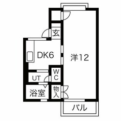 パークサイド梅里の物件間取画像